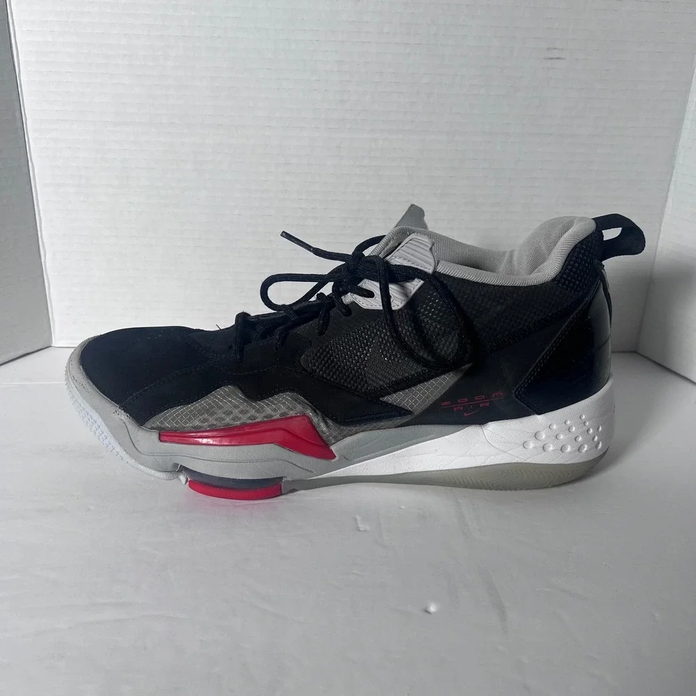 Jordan‎ Zoom '92 CK9183-001 Black Grey Red Basketball Shoes Men's 13